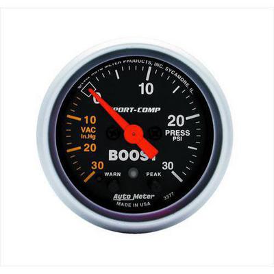 Auto Meter Sport-Comp Electric Boost/Vacuum Gauge - 3377